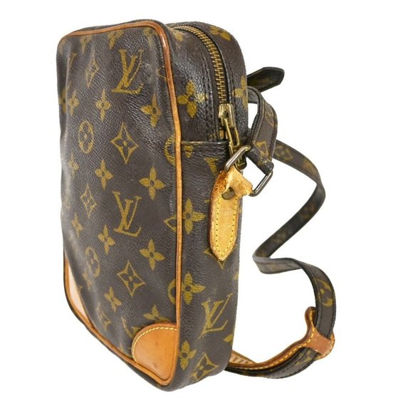 LOUIS VUITTON Danube Shoulder Bag Monogram Leather Brown France M45266 - Picture 6 of 16